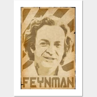 Richard Feynman Retro Posters and Art